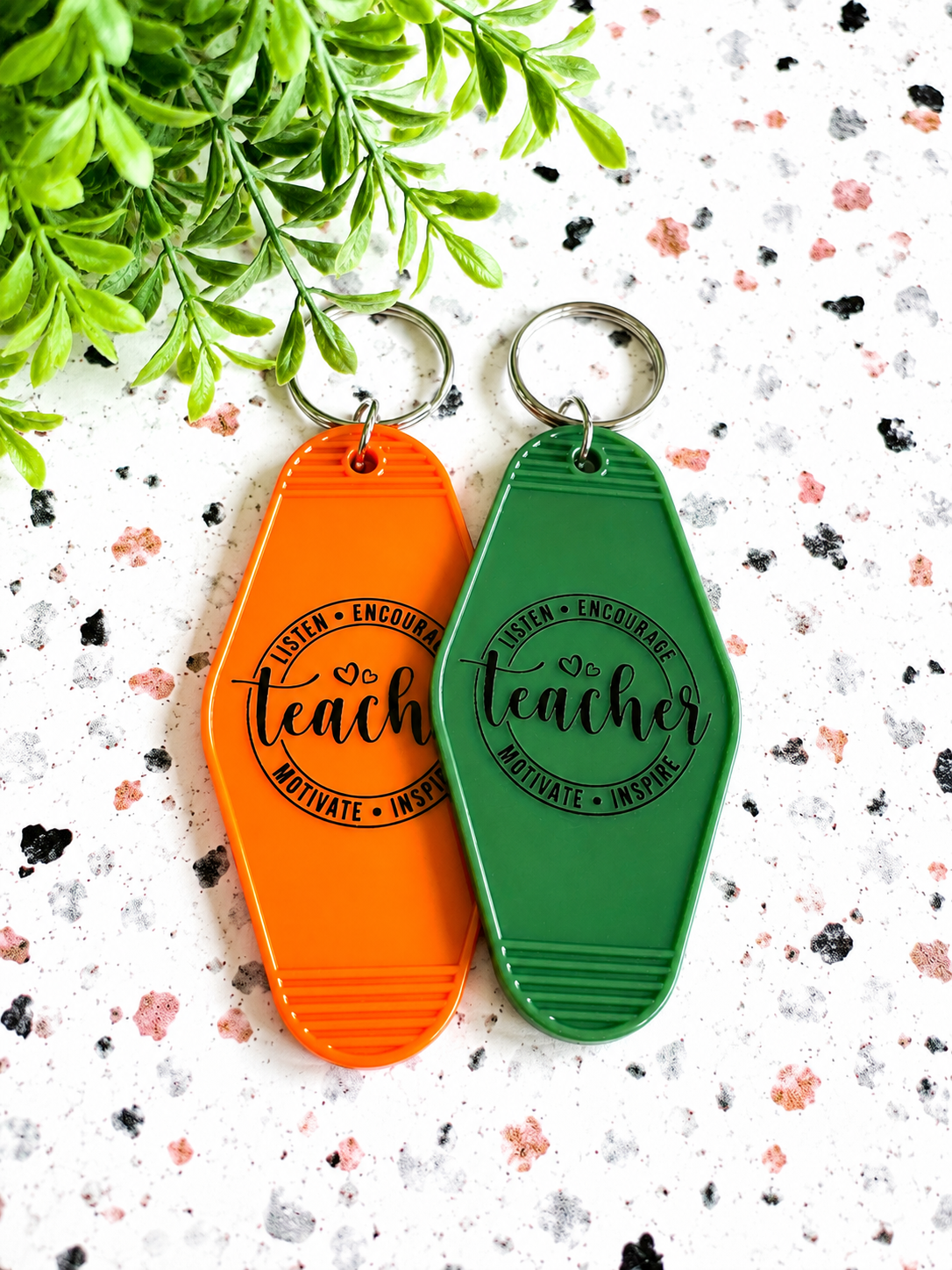 Teacher Motel Keychain
