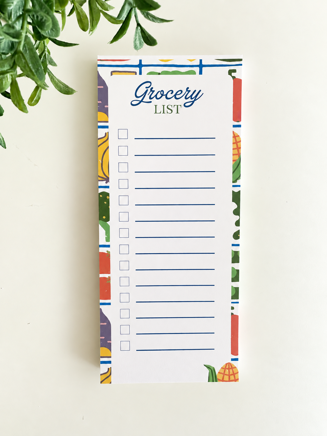 Grocery List Notepad