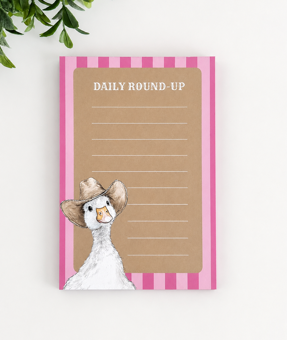 Daily Round-Up Notepad