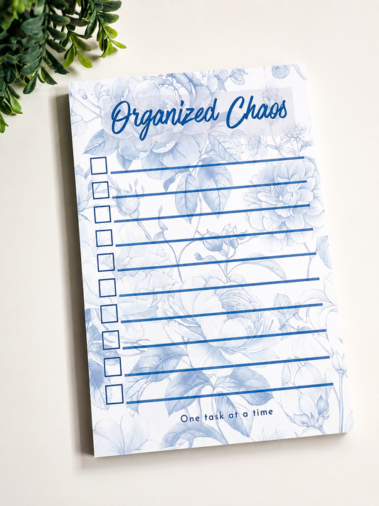Organized Chaos Checklist Pad