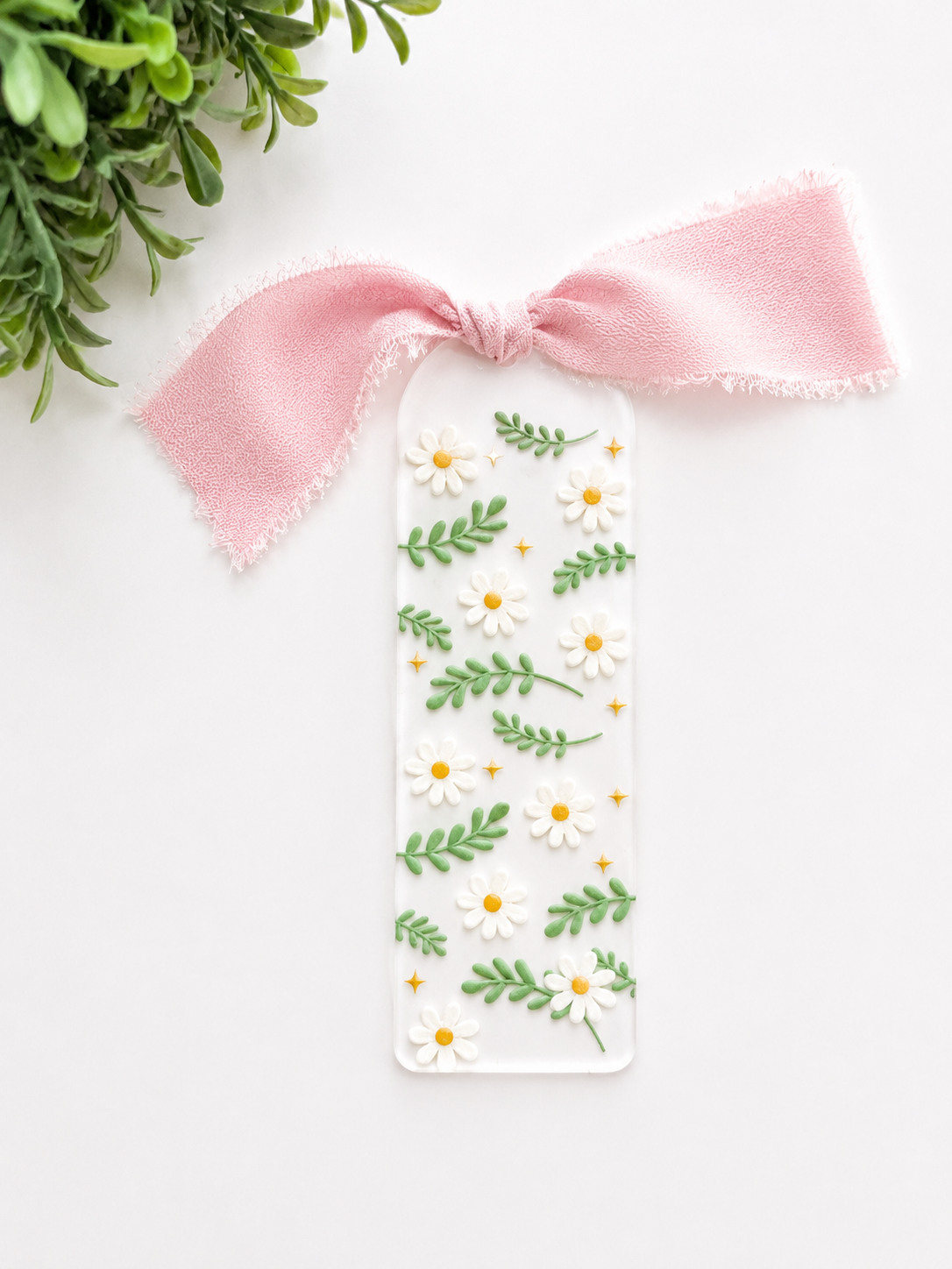 Daisy Days Acrylic Bookmark