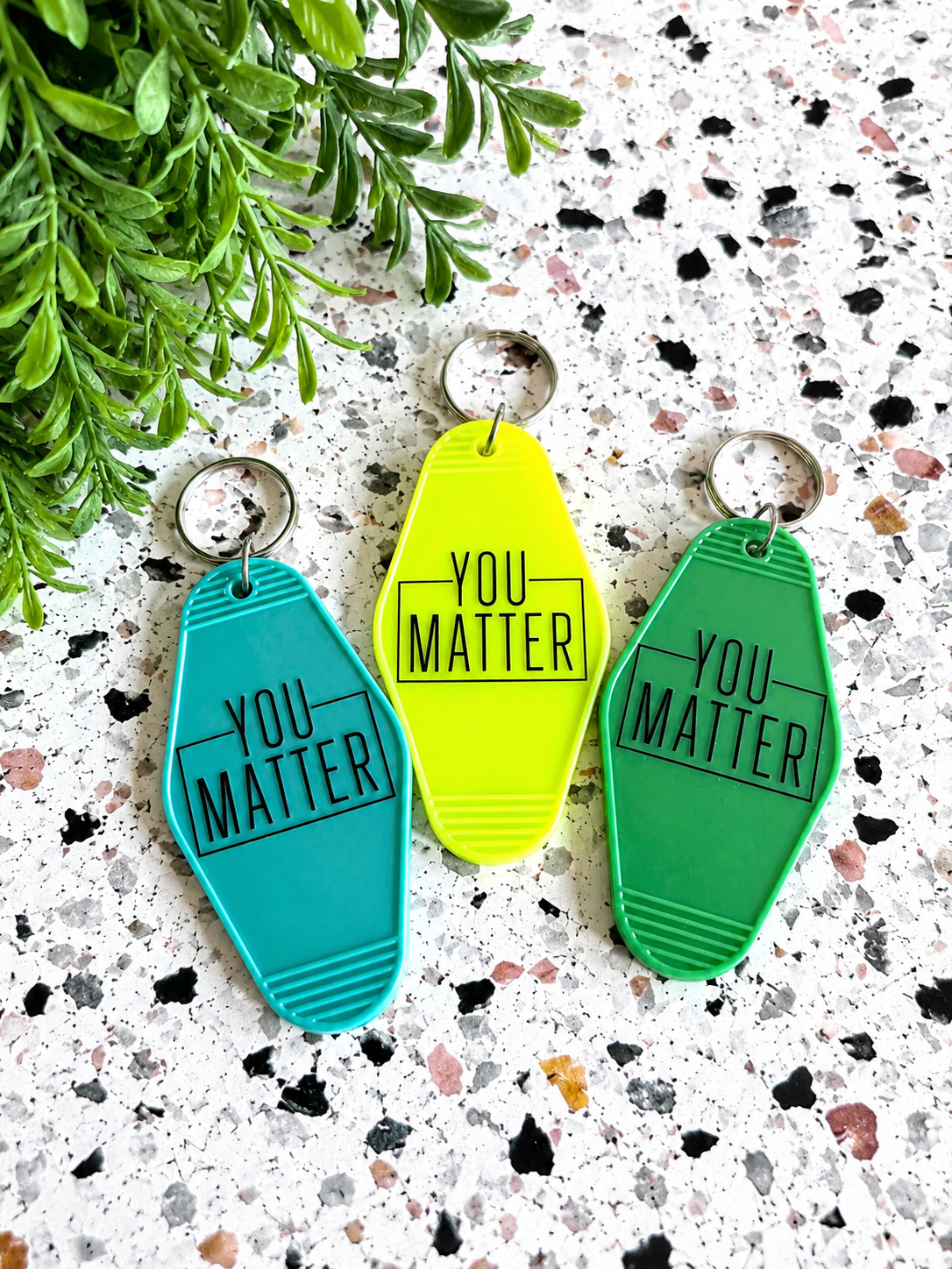 You Matter Motel Keychain