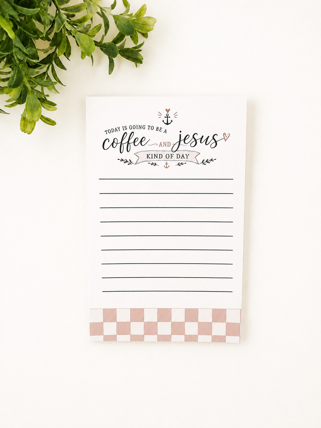 Coffee & Jesus Notepad