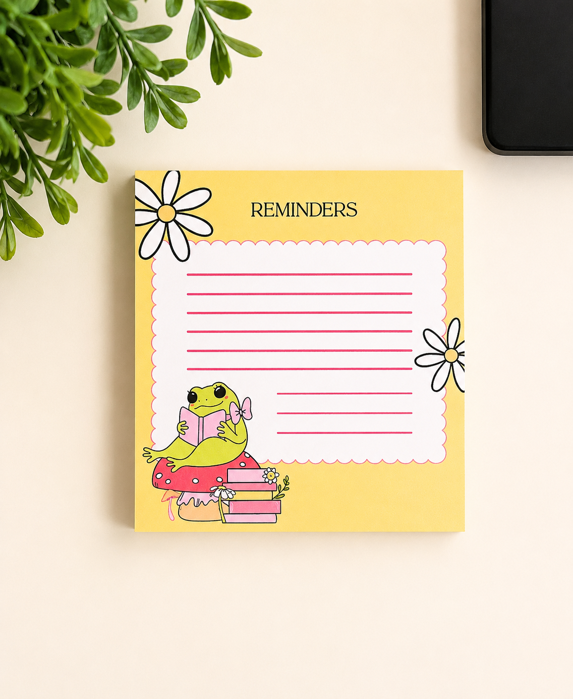 Book Frog Mini Reminders Pad