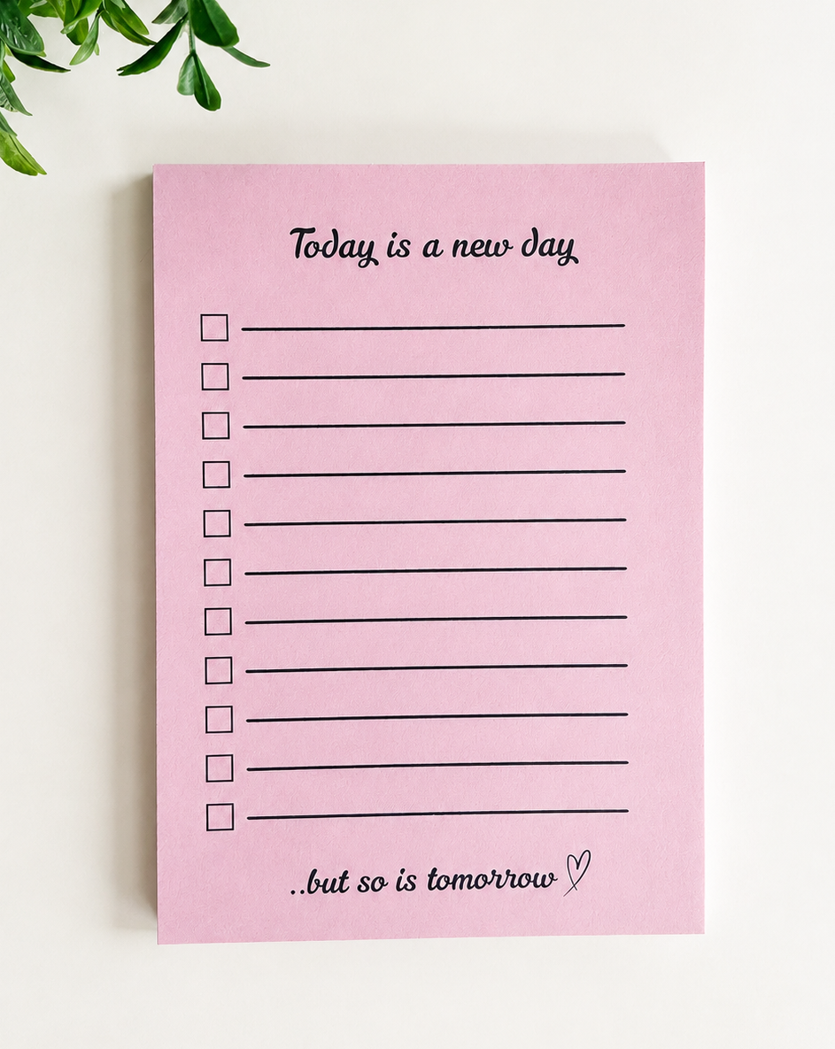 Today Is a New Day Notepad