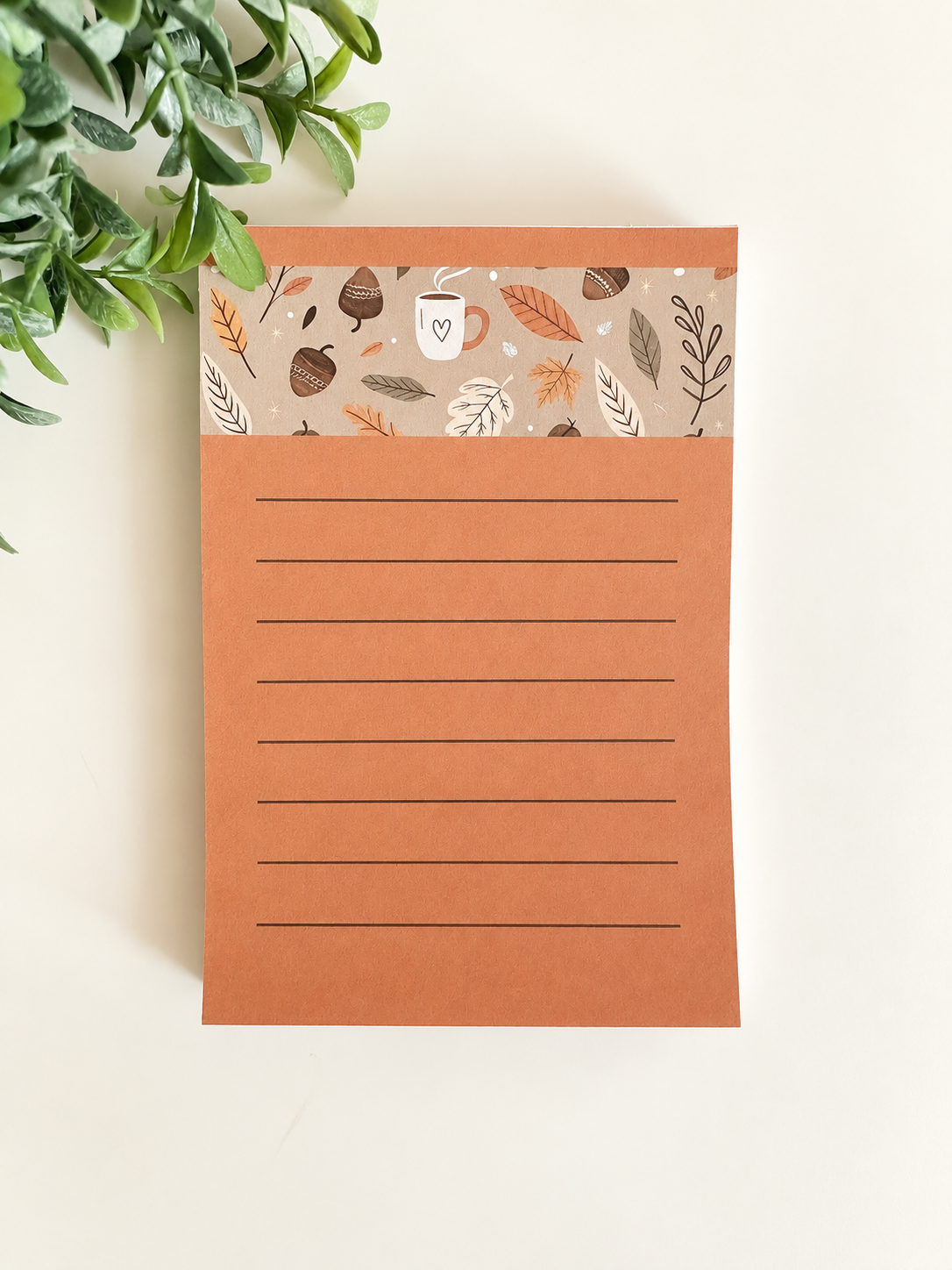 Fall Cozy Notes Notepad