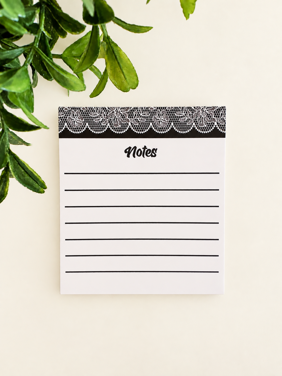 Lace, Notes & Such Mini Notepad