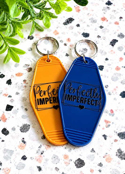 Perfectly Imperfect Motel Keychain