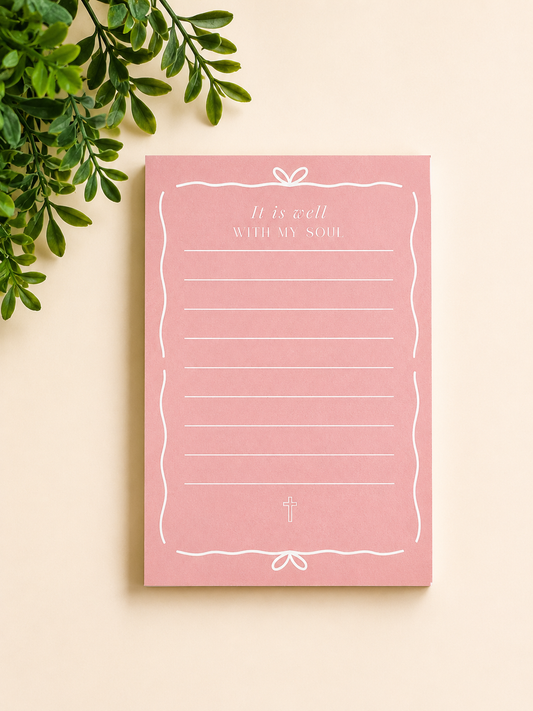It Is Well Notepad