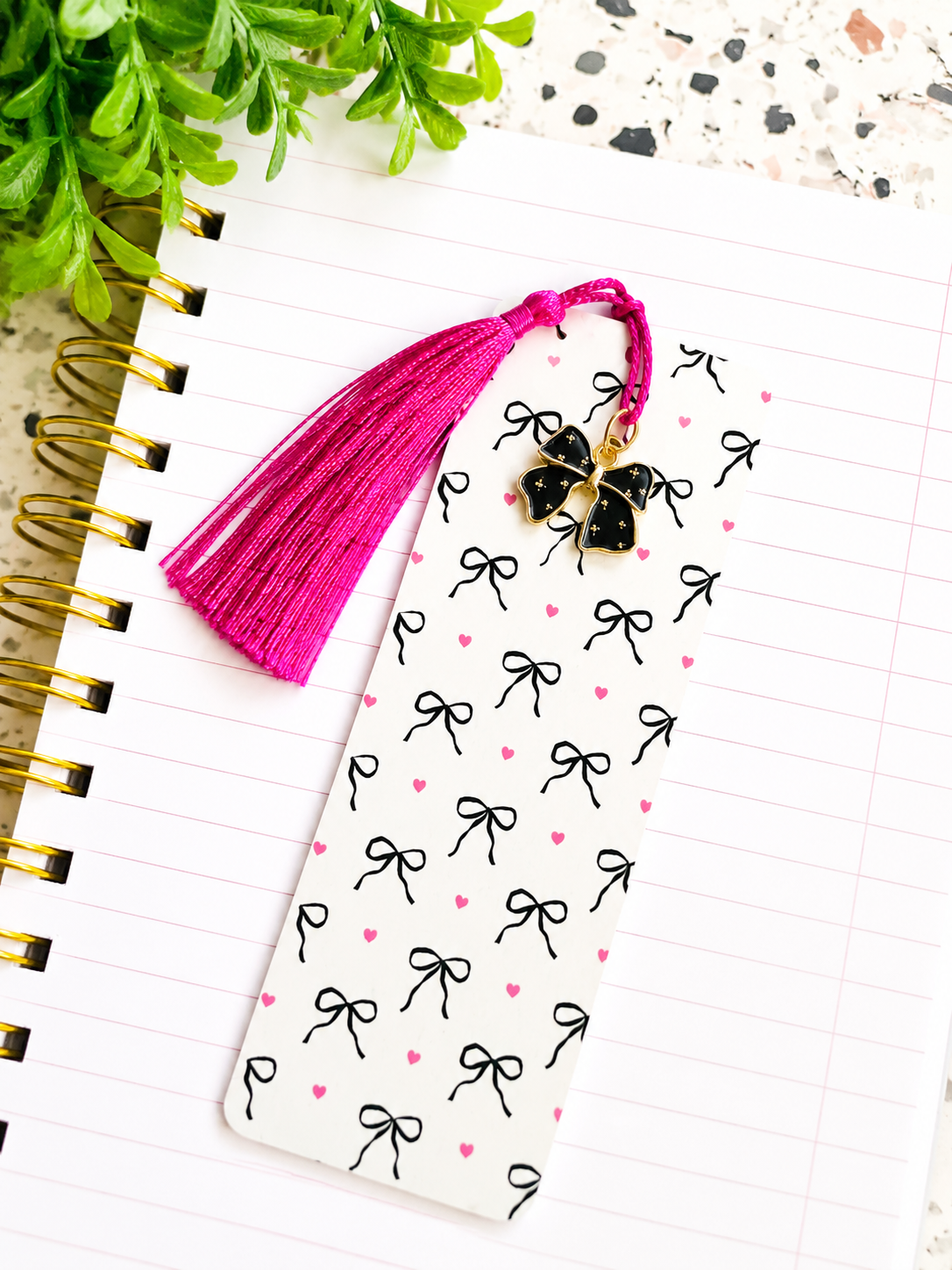 Coquette Bow Bookmark