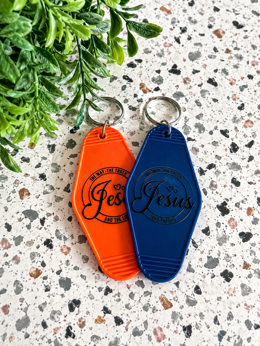 Jesus Motel Keychain