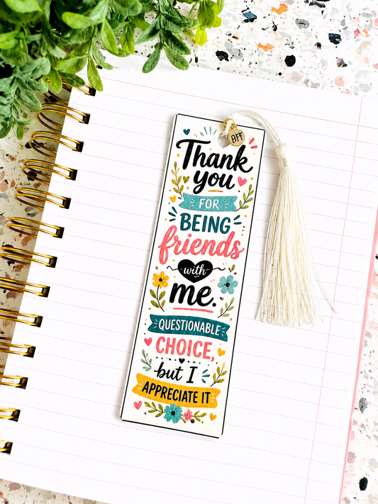 Questionable Choices Bookmark