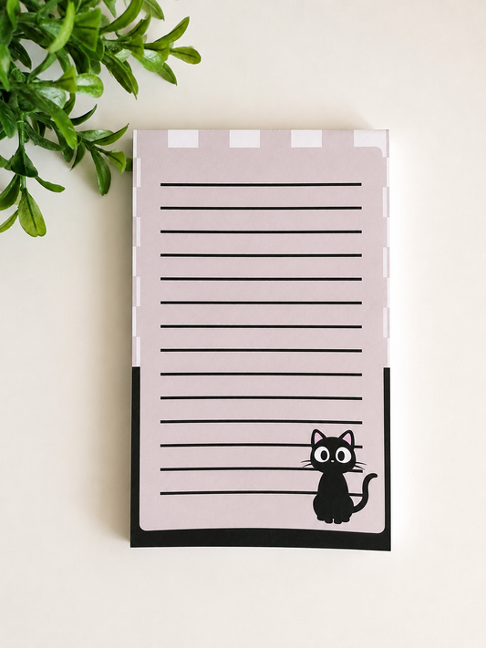 Black Cat Notepad