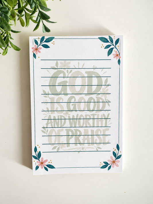 God Is Good Notepad