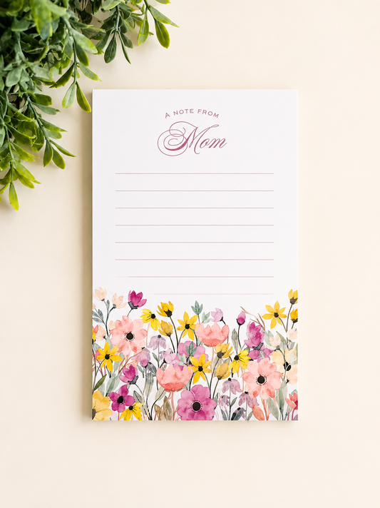 A Note From Mom Notepad