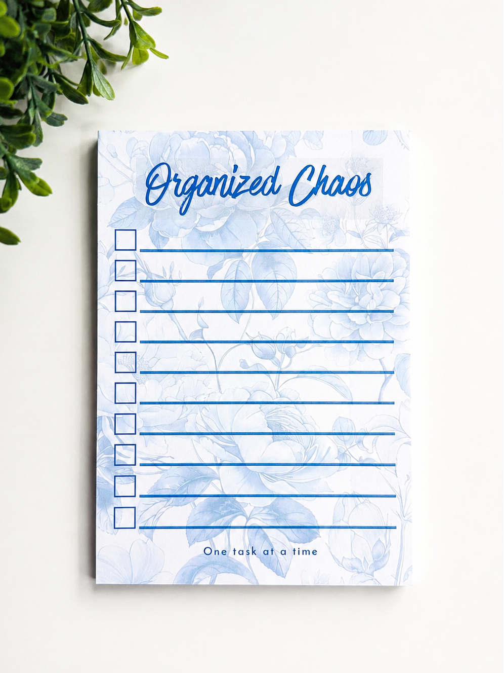 Organized Chaos Checklist Pad
