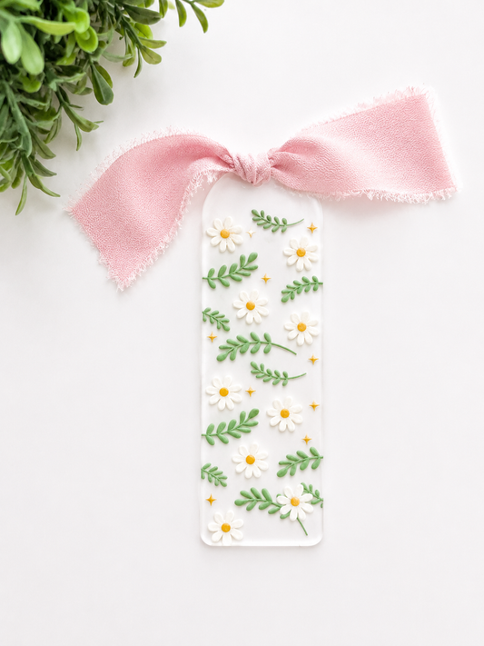 Daisy Days Acrylic Bookmark