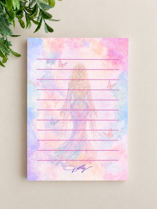 Dolly-Inspired Pastel Notepad