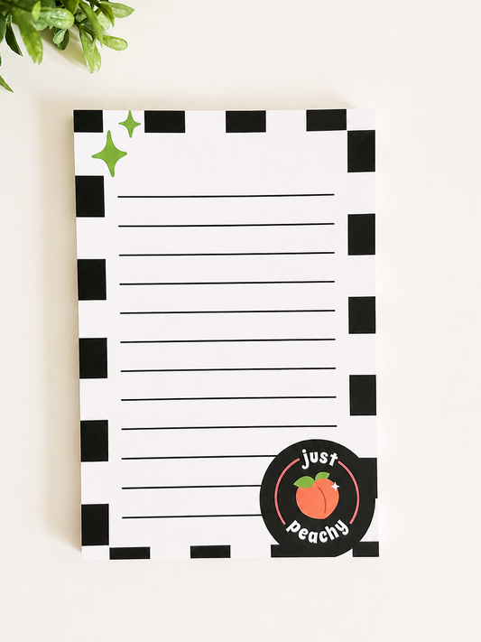 Just Peachy Notepad