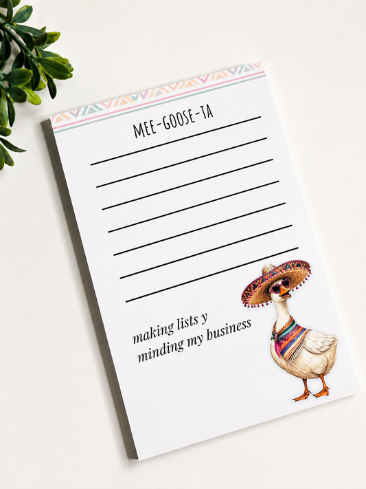 Mee-Goose-Ta List Pad