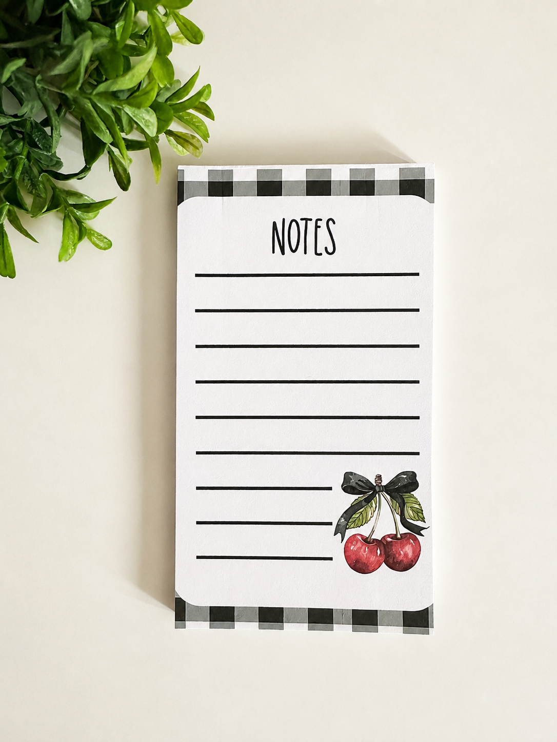 Cherry Notes Notepad