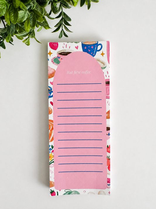But First Coffee Notepad