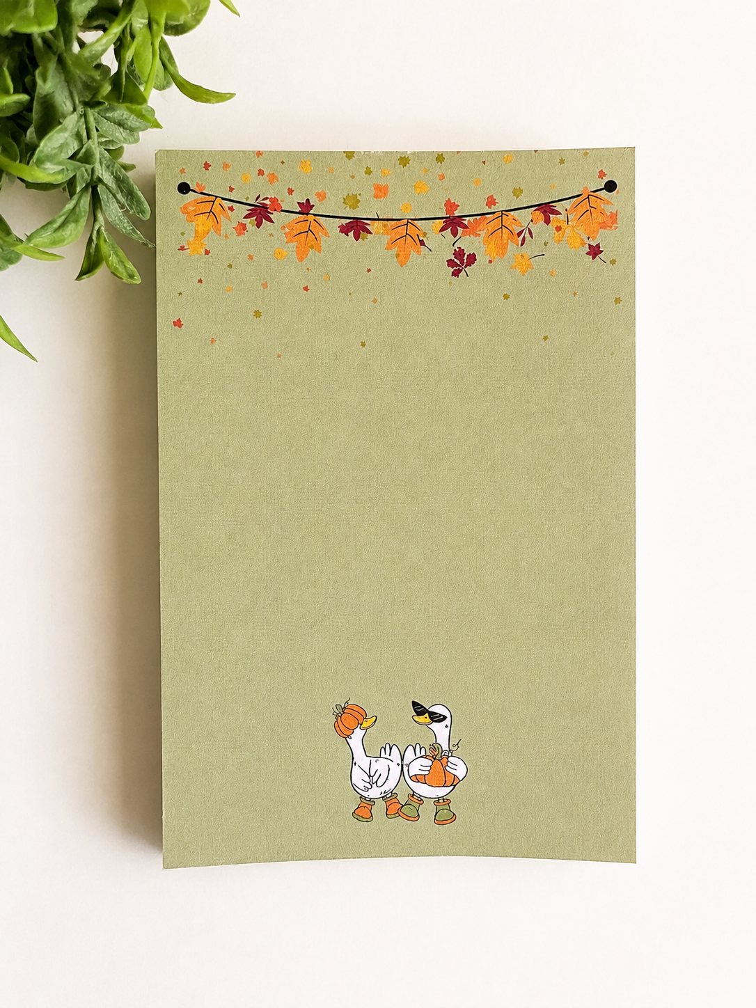 Fall Friends Notepad