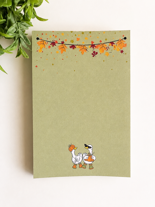 Fall Friends Notepad