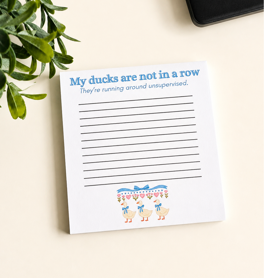My Ducks Mini Notes Pad