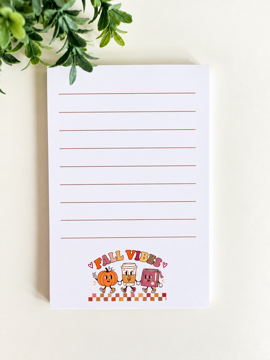 Fall Vibes Notepad