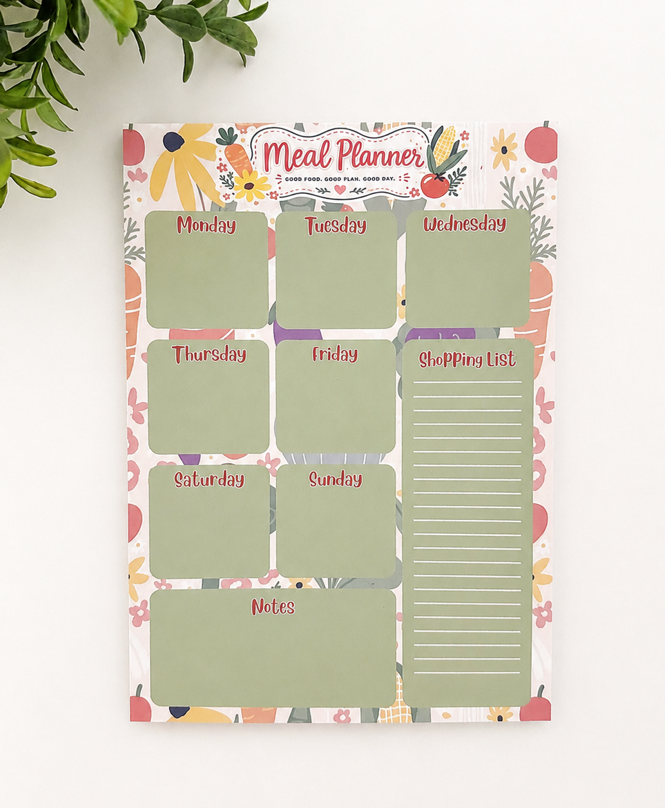 Meal Planner Notepad