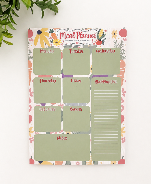 Meal Planner Notepad
